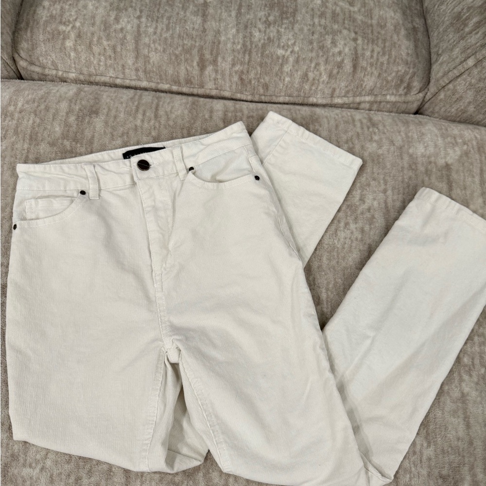 Sanctuary Women’s Off-White Straight Ankle Pants